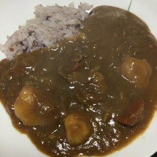 冷凍玉ねぎでカレー